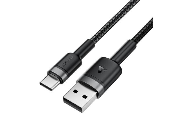 ACEFAST C22-04 USB-A to USB-C charging data cable - Black
